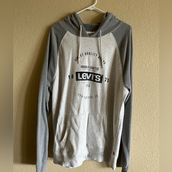 Levi’s XL Sweatshirt Hoodie Men’s Gray - Picture 1 of 3